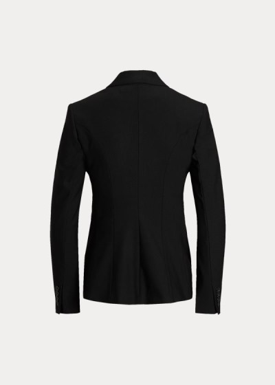 Blazer Polo Ralph Lauren Mujer Negros - Stretch Wool One-Button - OWQLY7536